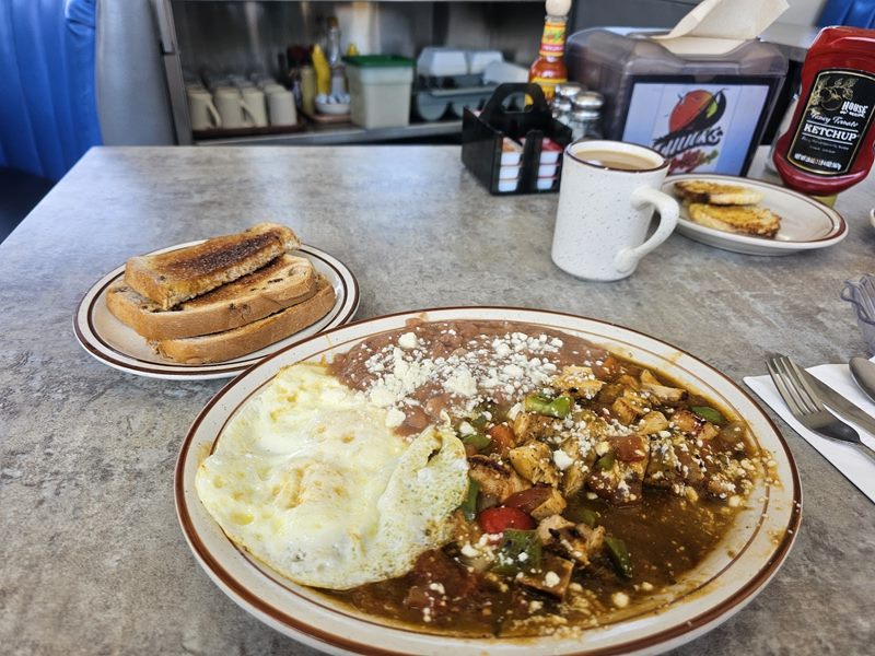 Chuck's Coffee Shop food